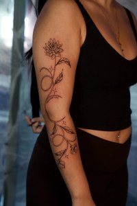 A custom tattoo concept sketch by Luis from Monochrome Fresno, reflecting his visionary approach before ink hits the skin. Creative and clean—just what you'd expect from a professional Fresno tattoo artist.